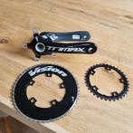 vision trimax crankstel, Fietsen en Brommers, Ophalen of Verzenden, Zo goed als nieuw, Racefiets, Crankstel of Pedalen