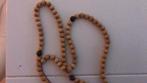 Mala sandelhout handgemaakt Boeddhisme Sjamanisme 108 kralen, Ophalen of Verzenden, Zo goed als nieuw, Overige materialen