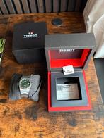 Tissot Prx powermatic 80 groen 40mm, Sieraden, Tassen en Uiterlijk, Horloges | Heren, Staal, Gebruikt, Staal, Polshorloge