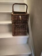 Mooie rieten trapmand van Riviera Maison., Huis en Inrichting, Woonaccessoires | Schalen en Manden, Gebruikt, Mand, Ophalen of Verzenden