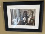 2 fotos in lijst, Ophalen, Zo goed als nieuw, 75 tot 100 cm, Foto of Poster