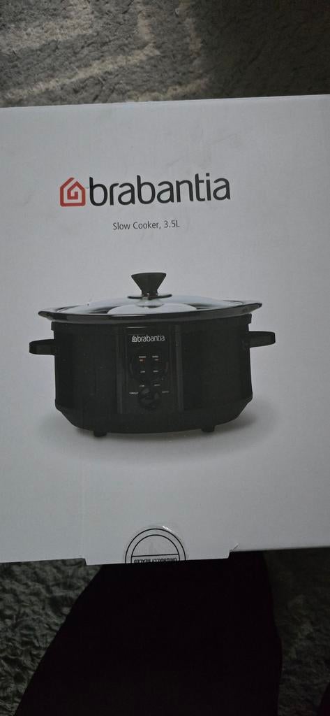 Brabantia Slowcooker 3.5L - Nieuwstaat!, Ophalen, Timer, Zo goed als nieuw