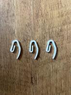 60 kunststof Gordijnhaken - Set, Minder dan 50 cm, Wit, Nieuw, Ophalen of Verzenden