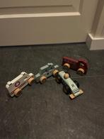 Houten autootjes, Ophalen