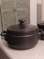 Vintage Goebel le rotisseur mat zwarte dekschalen, Ophalen of Verzenden, Glas, Overige stijlen, Kop(pen) en/of Schotel(s)