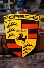Emaille reclamebord, bordje Porsche logo., Verzamelen, Reclamebord, ., Nieuw, Ophalen of Verzenden