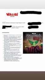 walibi fright night ticket, Tickets en Kaartjes, Ticket of Toegangskaart