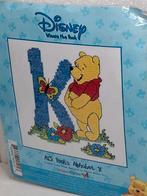 Disney Winnie the Pooh Borduurpakket - Letter K, Ophalen of Verzenden, Nieuw, Handborduren, Borduurpakket