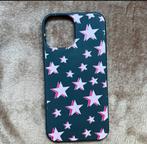 iPhone 12 Pro Max hoesje zwart met roze sterren – aesthetic, Ophalen of Verzenden, Nieuw, IPhone 12 Pro Max, Hoesje of Tasje