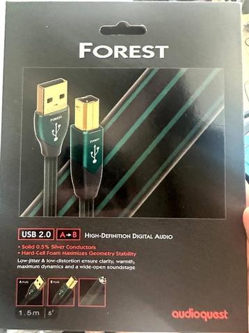 Audioquest Forest USB 2.0 A --> B beschikbaar voor biedingen