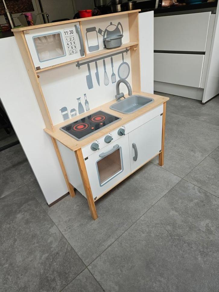 Mooie Speelgoedkeuken, Kinderen en Baby's, Speelgoed | Speelkeukens, Zo goed als nieuw, Speelkeuken, Hout, Ophalen of Verzenden