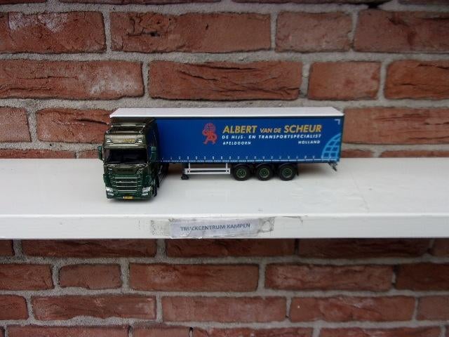 WSI  Scania  S  Highline  van  Albert van  de  Scheur., Hobby en Vrije tijd, Modelauto's | 1:50, Ophalen of Verzenden, Nieuw, Bus of Vrachtwagen