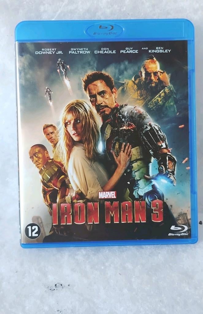 Iron Man 3 Blu-ray - Actie/Science Fiction Film, Cd's en Dvd's, Blu-ray, Zo goed als nieuw, Actie, Verzenden