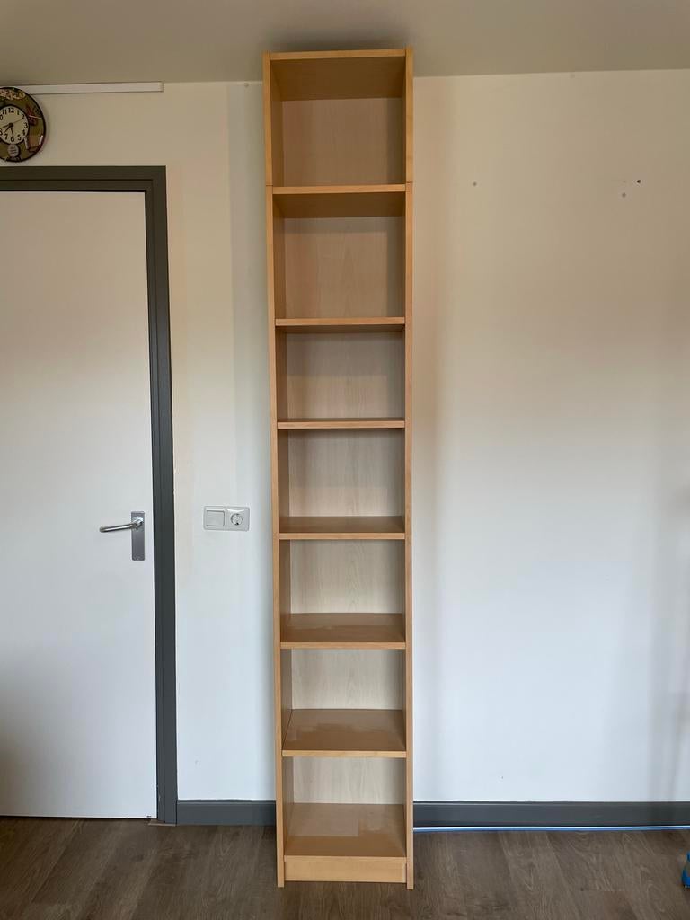 IKEA Billy smal 40 cm met opzetstuk, Ophalen, Met plank(en), Minder dan 50 cm, Gebruikt