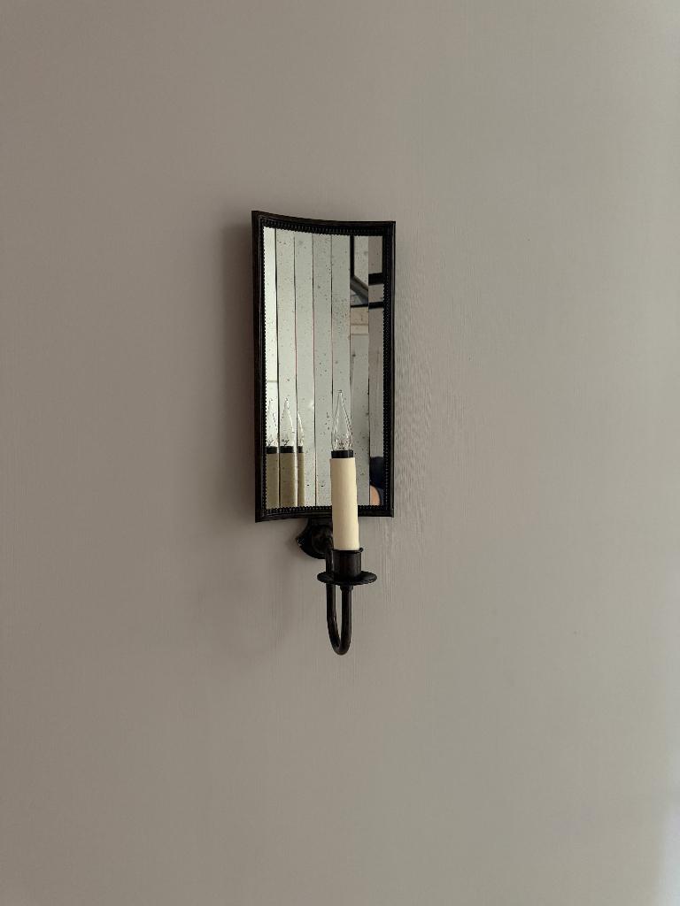 VAUGHAN - TOLE AND MIRROR WALL LIGHT, Ophalen of Verzenden, Zo goed als nieuw, Metaal