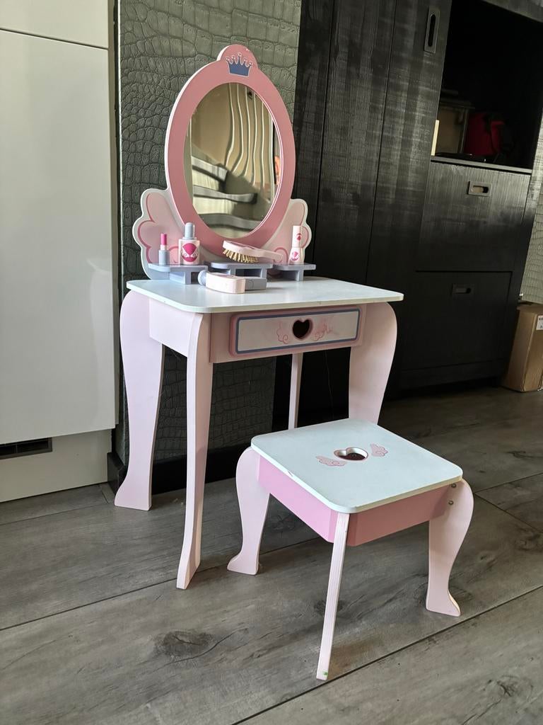 Kaptafel kinderen met accessoires, Minder dan 50 cm, Ophalen of Verzenden, Zo goed als nieuw, Minder dan 100 cm