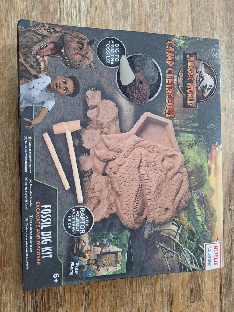 Jurassic World Camp Cretaceous Fossil Dig Kit, Ophalen of Verzenden, Zo goed als nieuw, Ontdekken