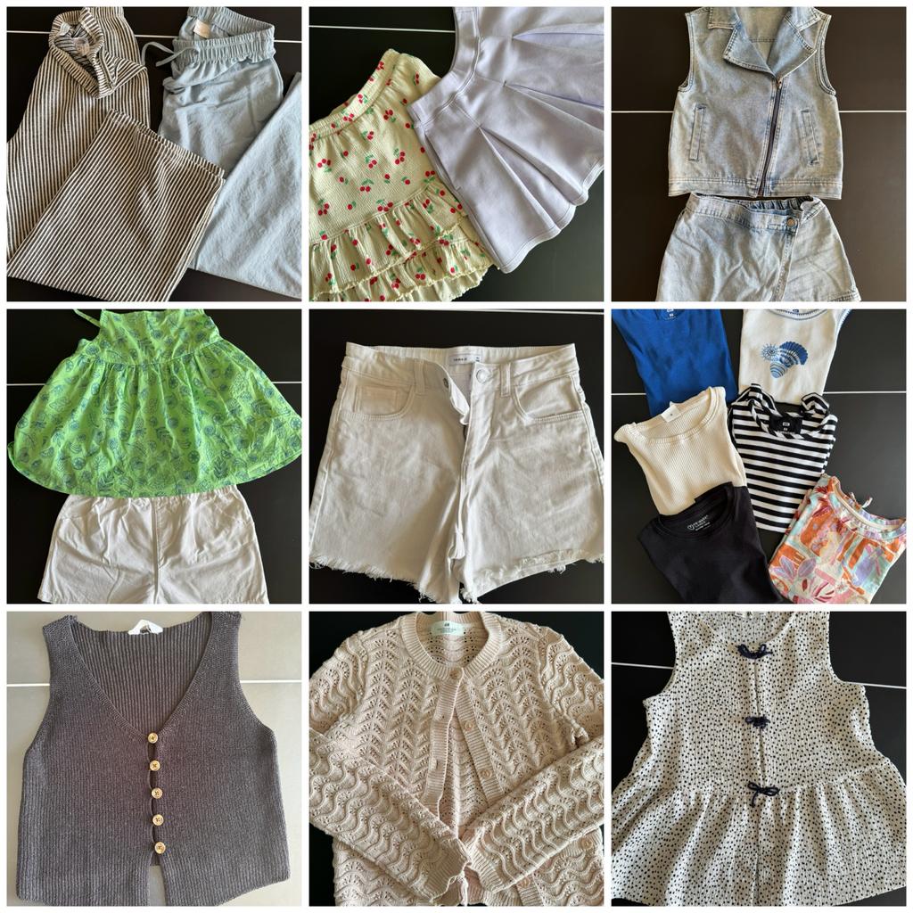 Complete bundel meisjeskleding maat 134-146, Ophalen of Verzenden, Gebruikt, Maat 140