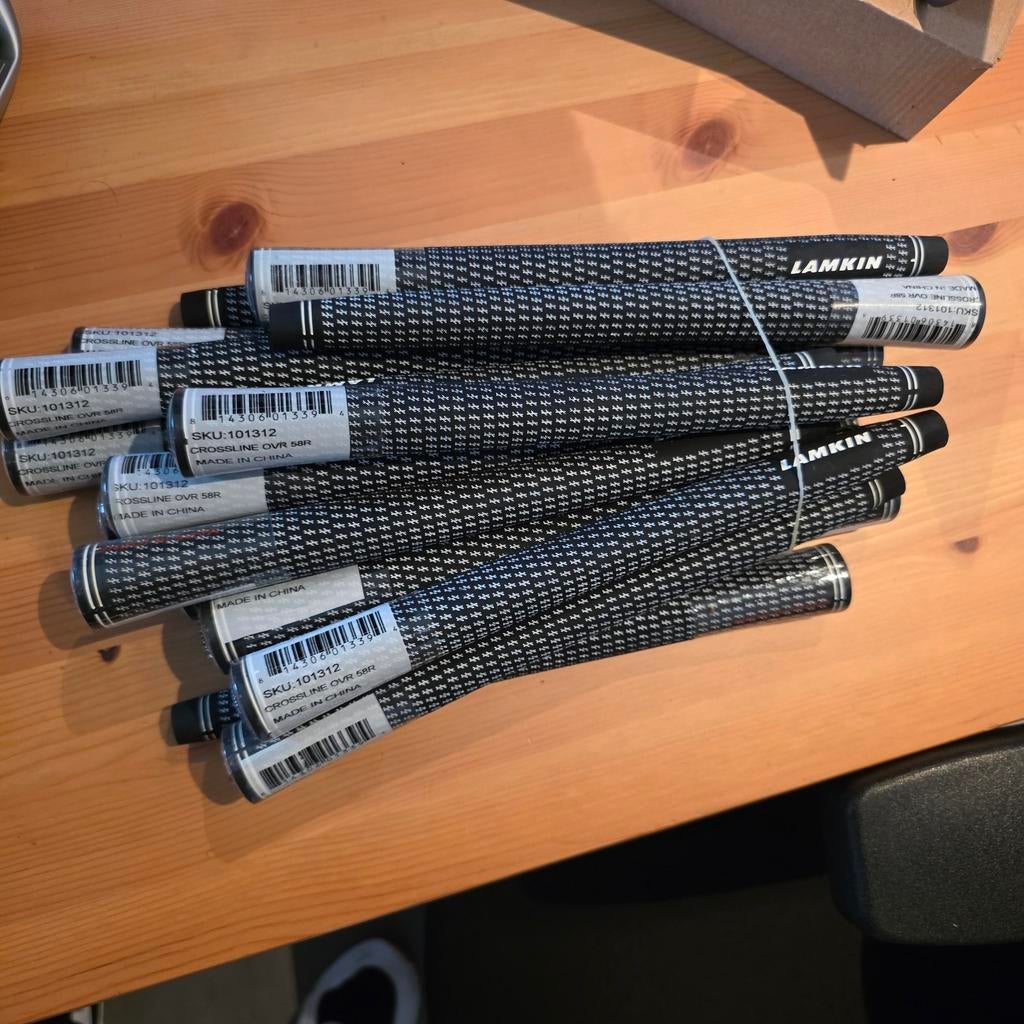 18x Lamkin Jumbo Crossline golf grips, Ophalen of Verzenden