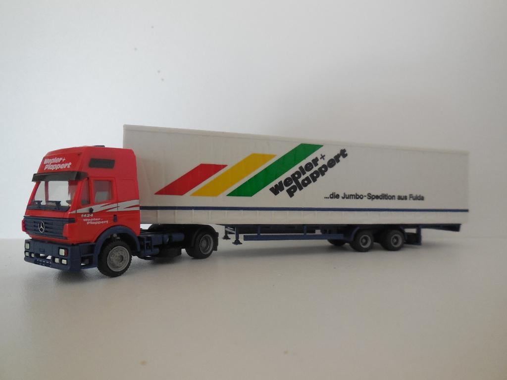 1:87 Herpa - Wepler + Plappert, Ophalen of Verzenden, Zo goed als nieuw, Bus of Vrachtwagen, Herpa