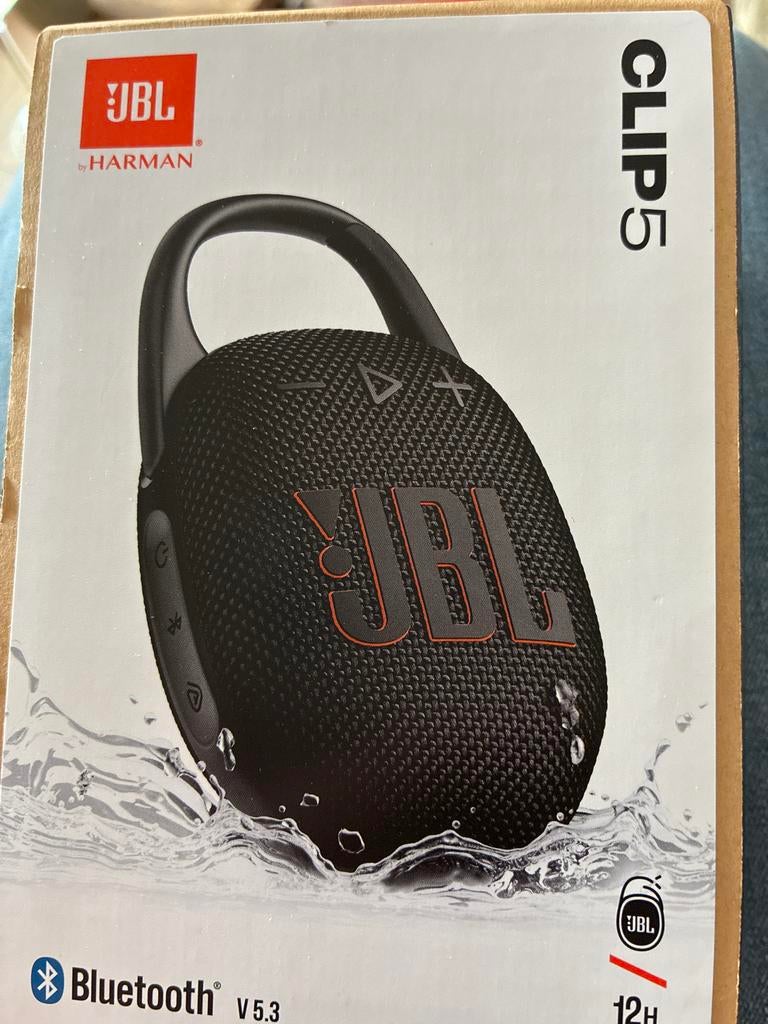 JBL Clip 5 Zwart, Audio, Tv en Foto, Luidsprekers, Ophalen of Verzenden, Nieuw, Overige typen, JBL