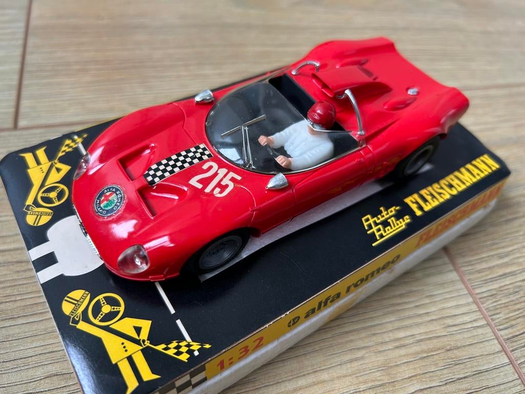Fleischmann racebaan Alfa Romeo 3211 in OVP, Ophalen of Verzenden, Zo goed als nieuw, Elektrisch, Fleischmann