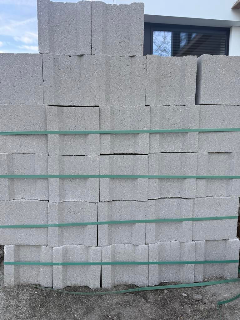 BIA Metselstenen 29x20x19 cm - 115 stuks, Doe-het-zelf en Verbouw, Metselstenen, Ophalen, Nieuw, Beton