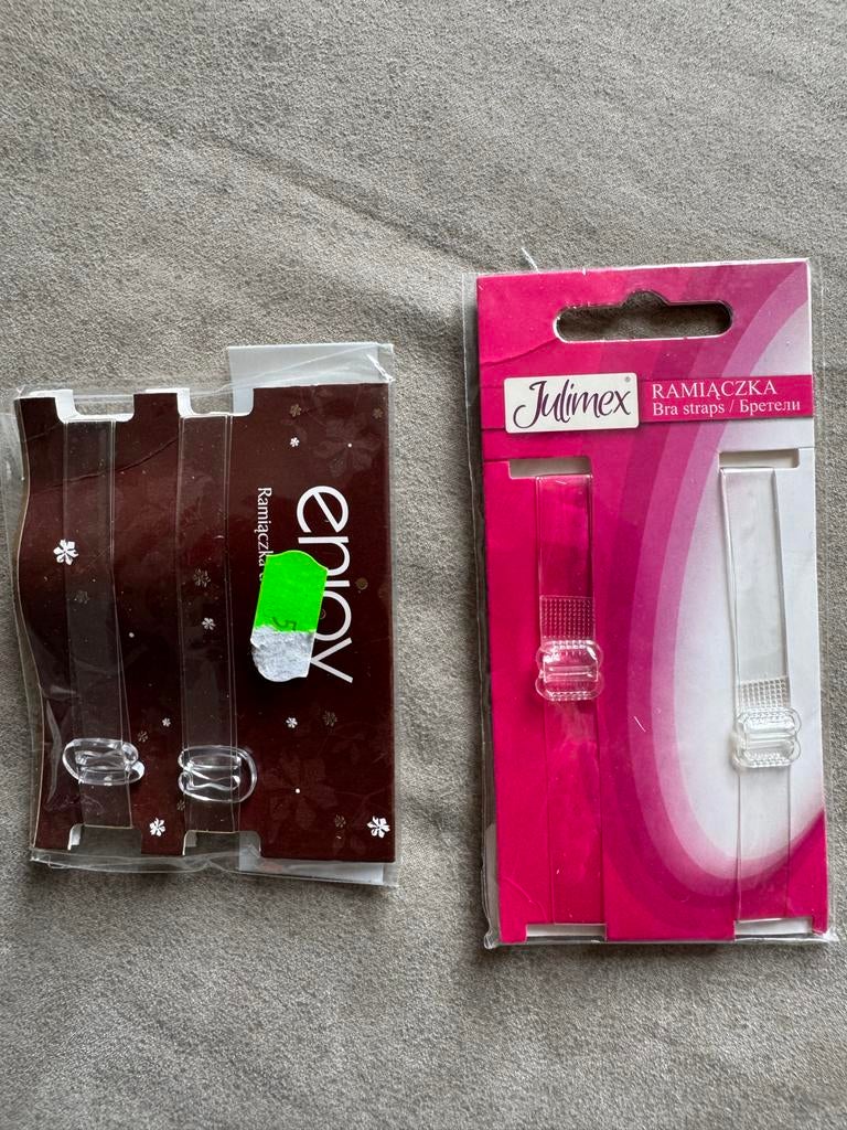 Transparante BH bandjes - 2 sets, Kleding | Dames, Ondergoed en Lingerie, Ophalen of Verzenden, Overige kleuren, Overige typen
