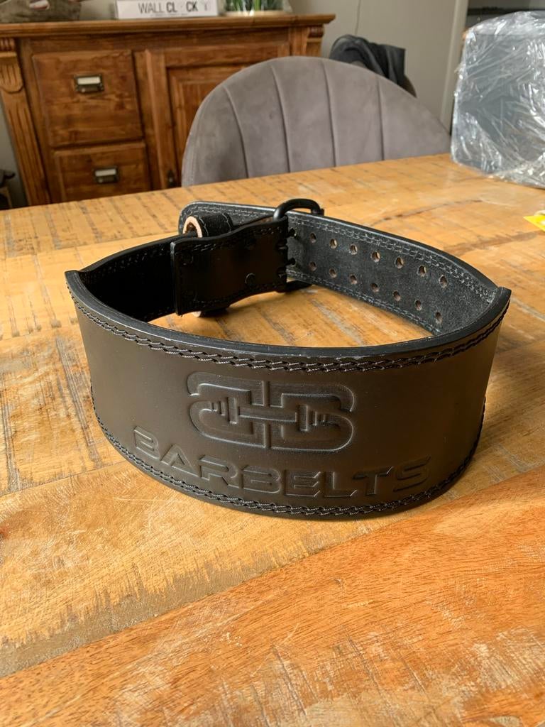 Barbelts lifting belt - Maat XS (denk ik?), Sport en Fitness, Fitnessmaterialen, Ophalen, Zo goed als nieuw, Rug, Halterriem