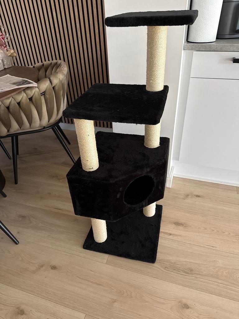 Nieuwe zwarte krabpaal, Dieren en Toebehoren, Ophalen, Nieuw