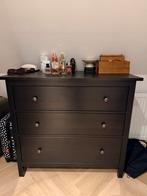 Ladekast (3lades), Ophalen, 100 tot 150 cm, Donkerbruin, Zo goed als nieuw