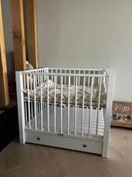 Stevige witte Bopita box met lade 81x95x81 cm., Kinderen en Baby's, Boxen, Ophalen, Gebruikt, Rechthoekig, In hoogte verstelbaar