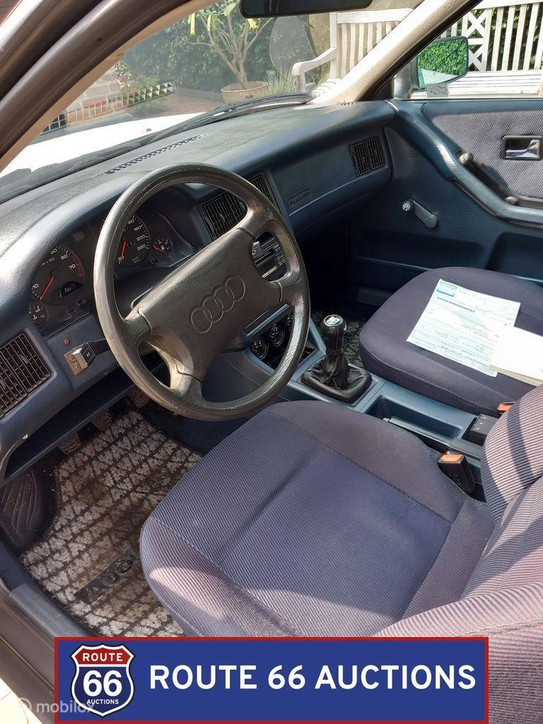 Audi 80 1.8 E | 1987 | Route 66 Auctions, Auto's, Oldtimers, Overige carrosserieën, Zwart, Bedrijf, Handgeschakeld
