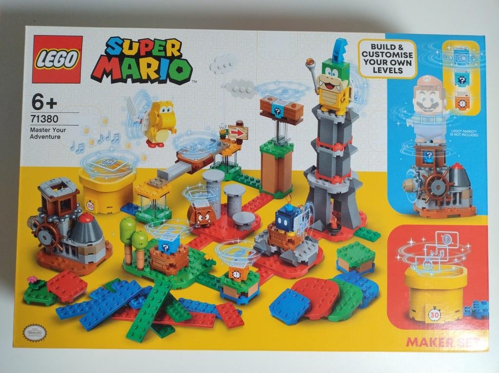 LEGO Super Mario 71380 Master Your Adventure Maker Set, Kinderen en Baby's, Speelgoed | Duplo en Lego, Ophalen of Verzenden, Gebruikt