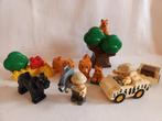 Vintage Duplo set 2681 Town Zoo Lion Safari Leeuwen, Ophalen of Verzenden, Gebruikt, Complete set, Duplo