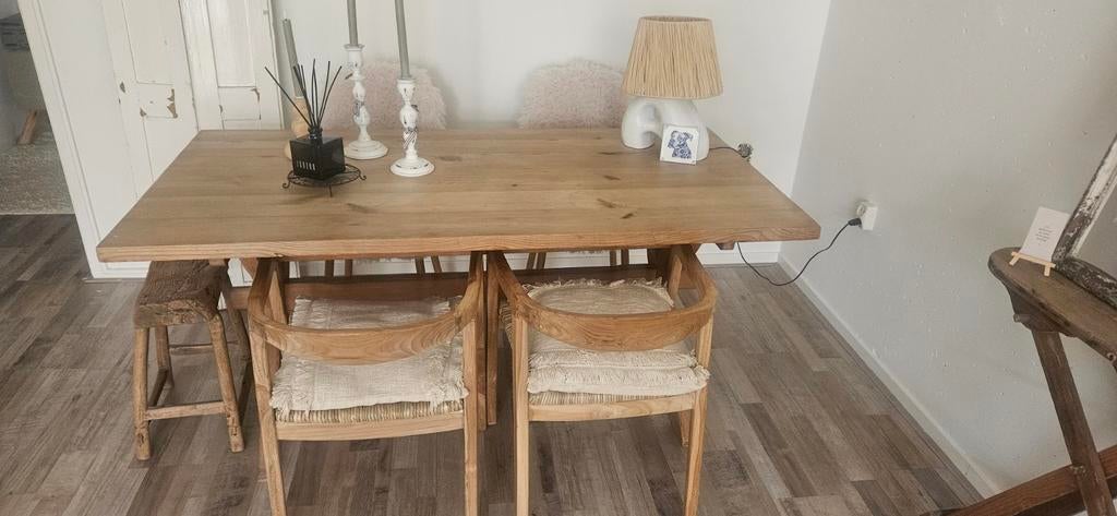 Eettafel, Ophalen of Verzenden, Gebruikt, Rechthoekig, 50 tot 100 cm