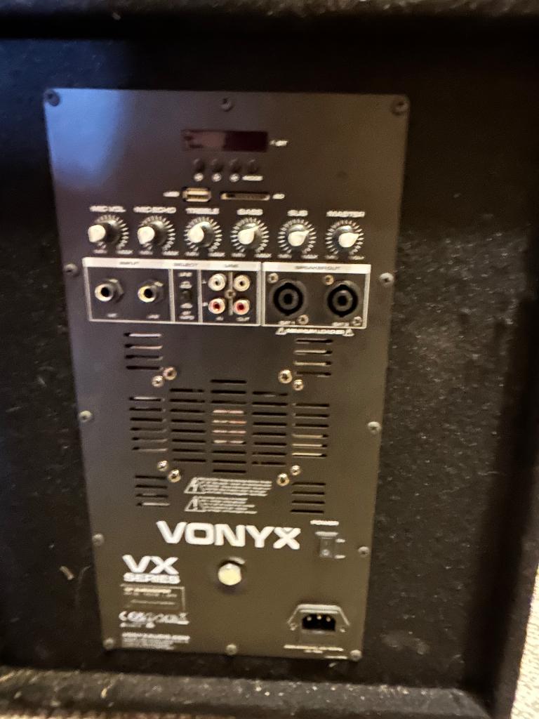 Vonyx VX0812BT geluidsinstallatie, Gebruikt, Subwoofer, 120 watt of meer, Ophalen
