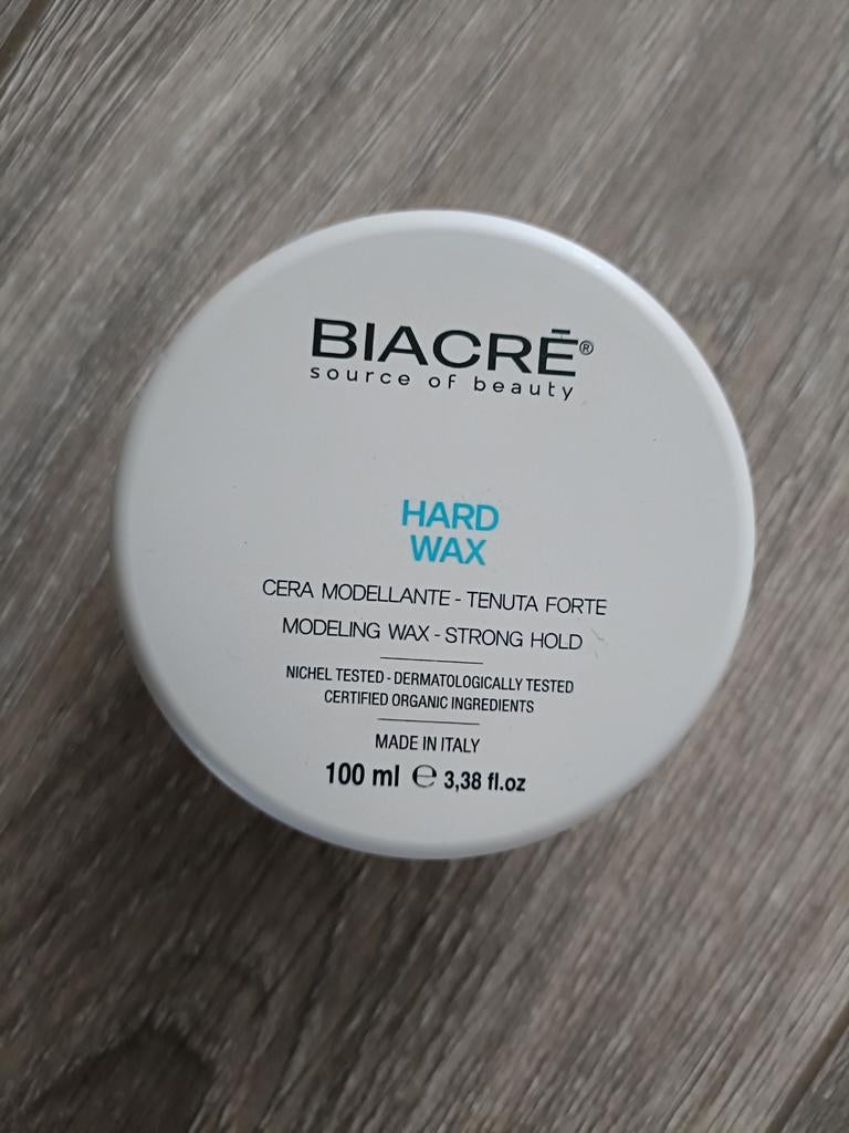 Biacré wax, Ophalen of Verzenden, Zo goed als nieuw, Gel, Wax, Haarlak of Mousse