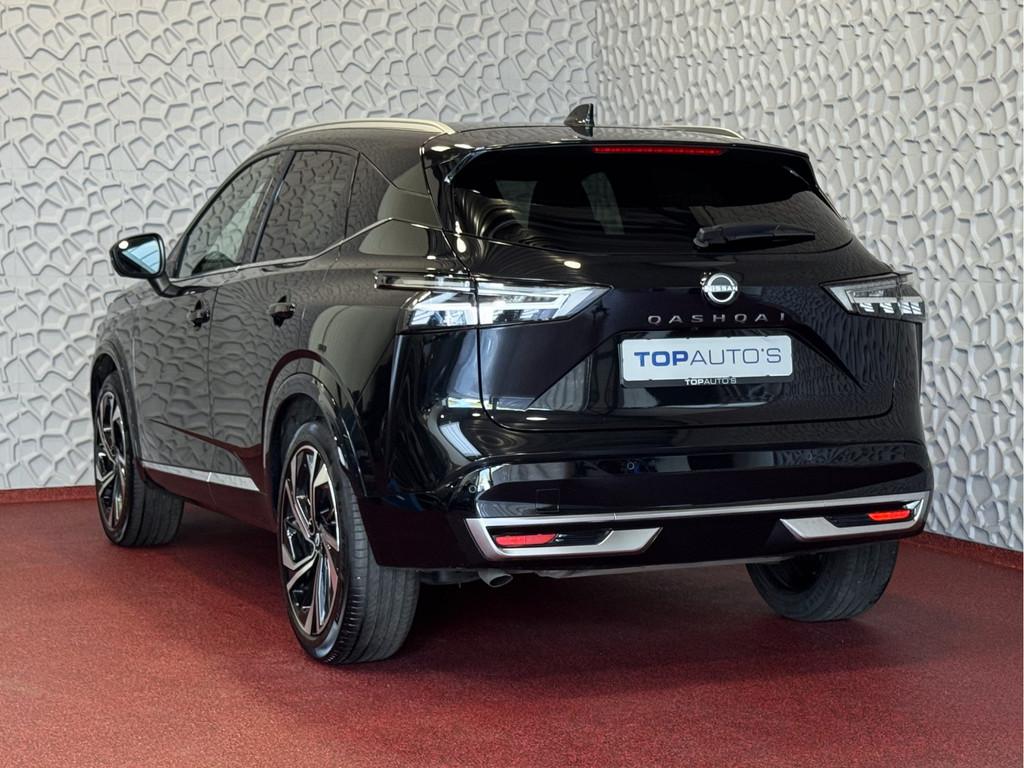 Nissan QASHQAI 1.3 MHEV 160PK TEKNA PLUS BOSE 20''LMV LEER A, 12 maanden, 4 cilinders, 160 pk, Zwart