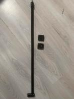 Douchestang met glaswand muurbeugels., Ophalen, Zo goed als nieuw