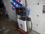 3x tankstation, Olijve: diesel of benzine, vintage man-cave, Ophalen, Gebruikt