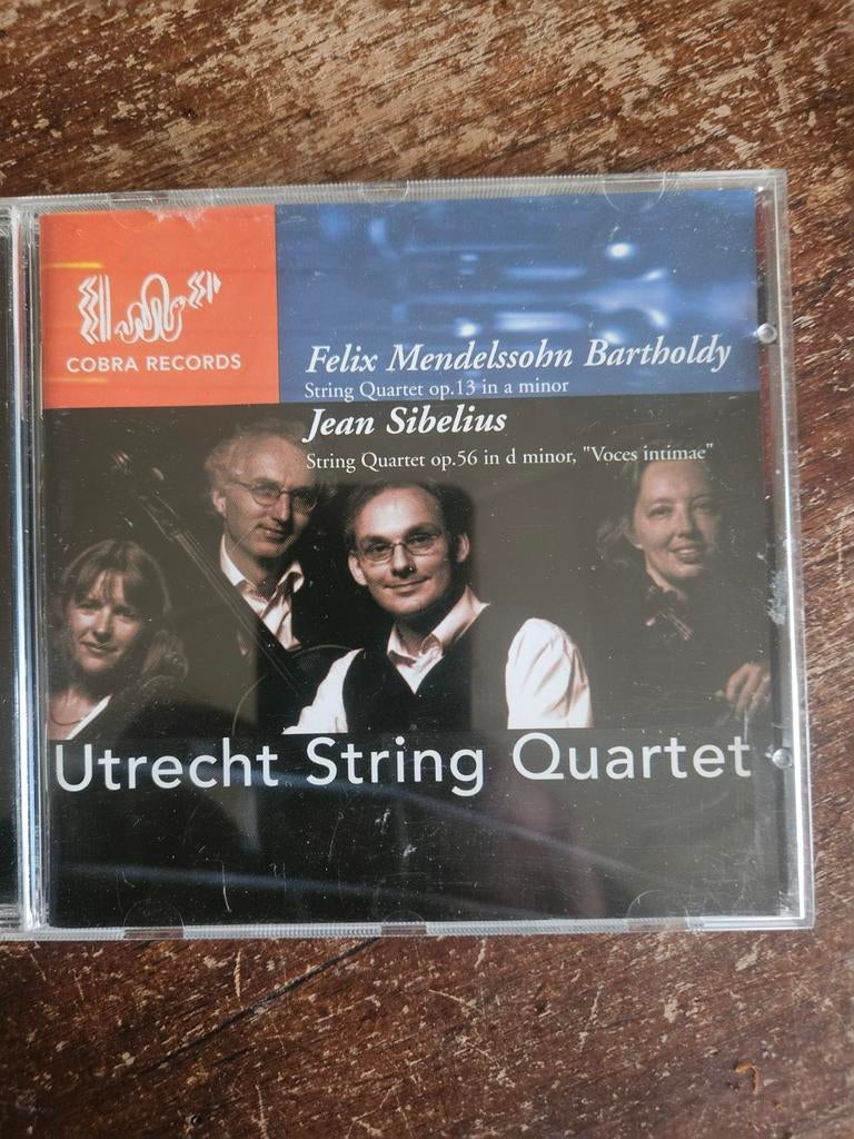 Utrecht String Quartet - Mendelssohn & Sibelius CD, Ophalen of Verzenden, Romantiek, Zo goed als nieuw, Kamermuziek