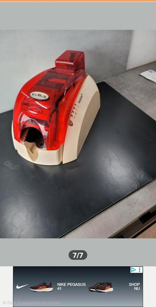 Evolis Pebble 4 Cardprinter - ID-kaart printer, Computers en Software, Printers, Gebruikt, Printer, Overige technieken, Kleur printen