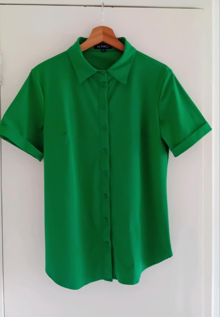 Mi Piace travel blouse groen XL/42, Kleding | Dames, Blouses en Tunieken, Mi Piace, Maat 42/44 (L), Ophalen of Verzenden, Zo goed als nieuw