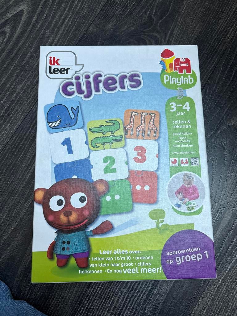 Jumbo Playlab ik leer cijfers, Ophalen of Verzenden, Gebruikt, Puzzelen