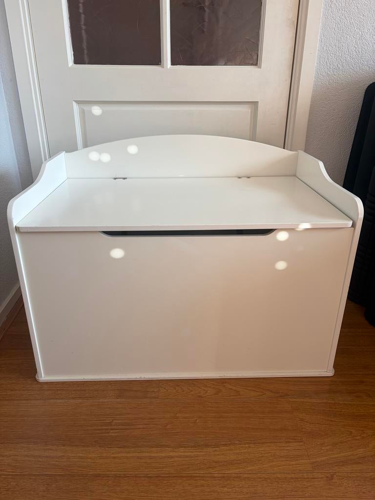 Witte KidKraft Speelgoedkist, Huis en Inrichting, Woonaccessoires | Kisten, Ophalen, Minder dan 50 cm, Gebruikt, 50 tot 100 cm