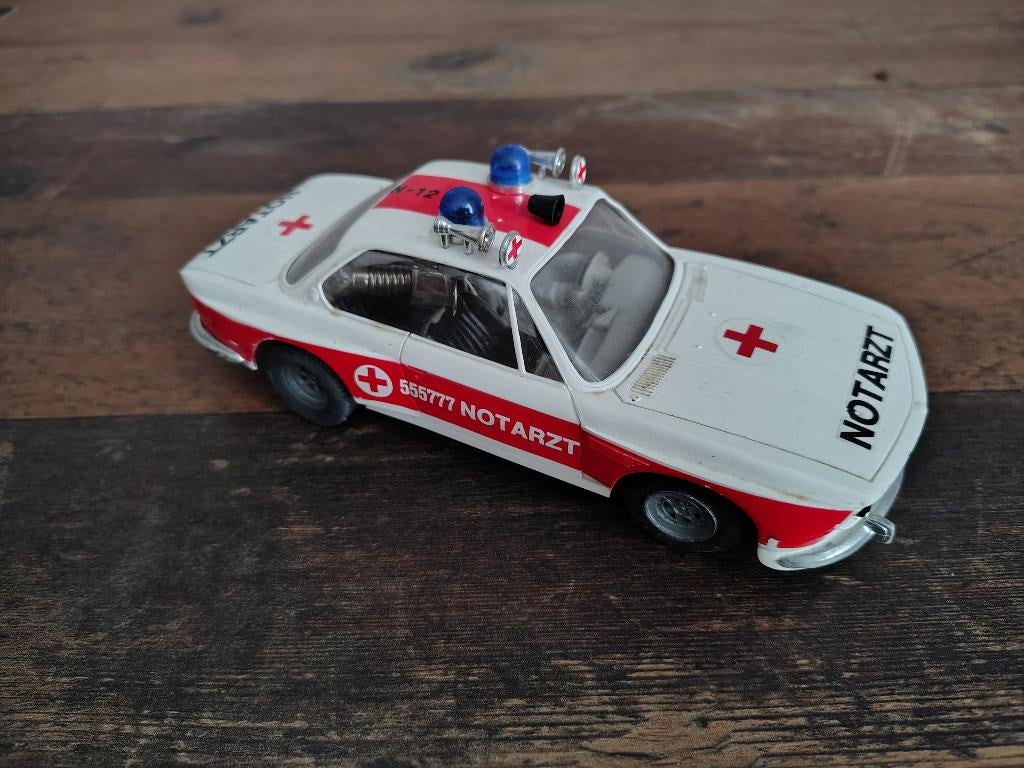 BMW 3.0 CSL/ Carrera / 1:24/ Slotcar / Racebaan Auto, Verzenden, Gebruikt, Elektrisch, Carrera
