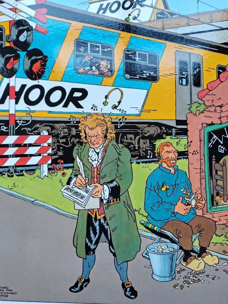 Theo van den Boogaart 1989 ALRECON strip kunst kalender, Ophalen of Verzenden, Maandkalender, Zo goed als nieuw