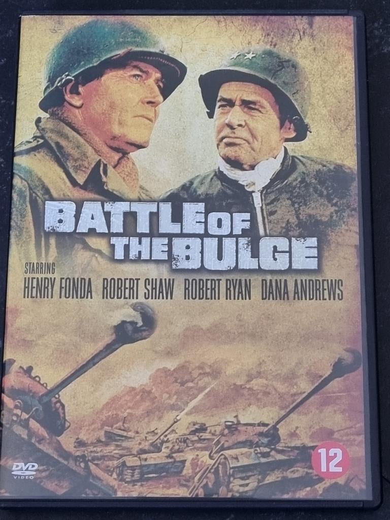 Battle of the Bulge DVD - Oorlogsfilm met Henry Fonda, Cd's en Dvd's, 1960 tot 1980, Overige genres, Ophalen of Verzenden, Zo goed als nieuw