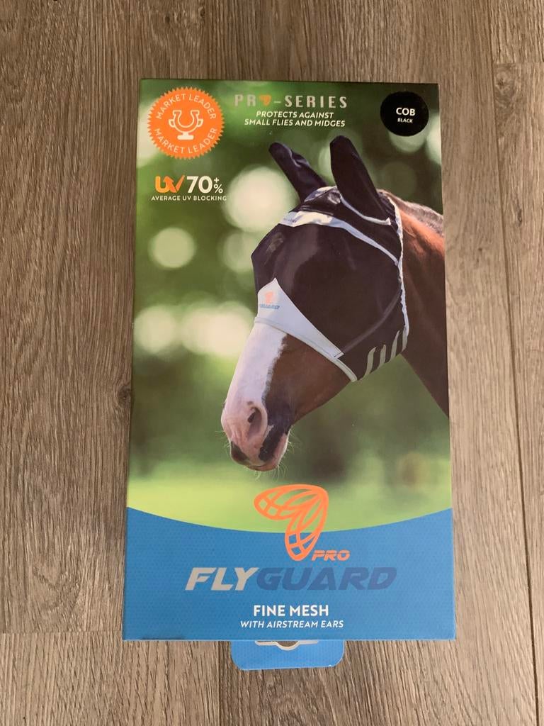 FlyGuard Vliegenmasker Maat Cob, Nieuw!!, Dieren en Toebehoren, Ophalen, Zo goed als nieuw